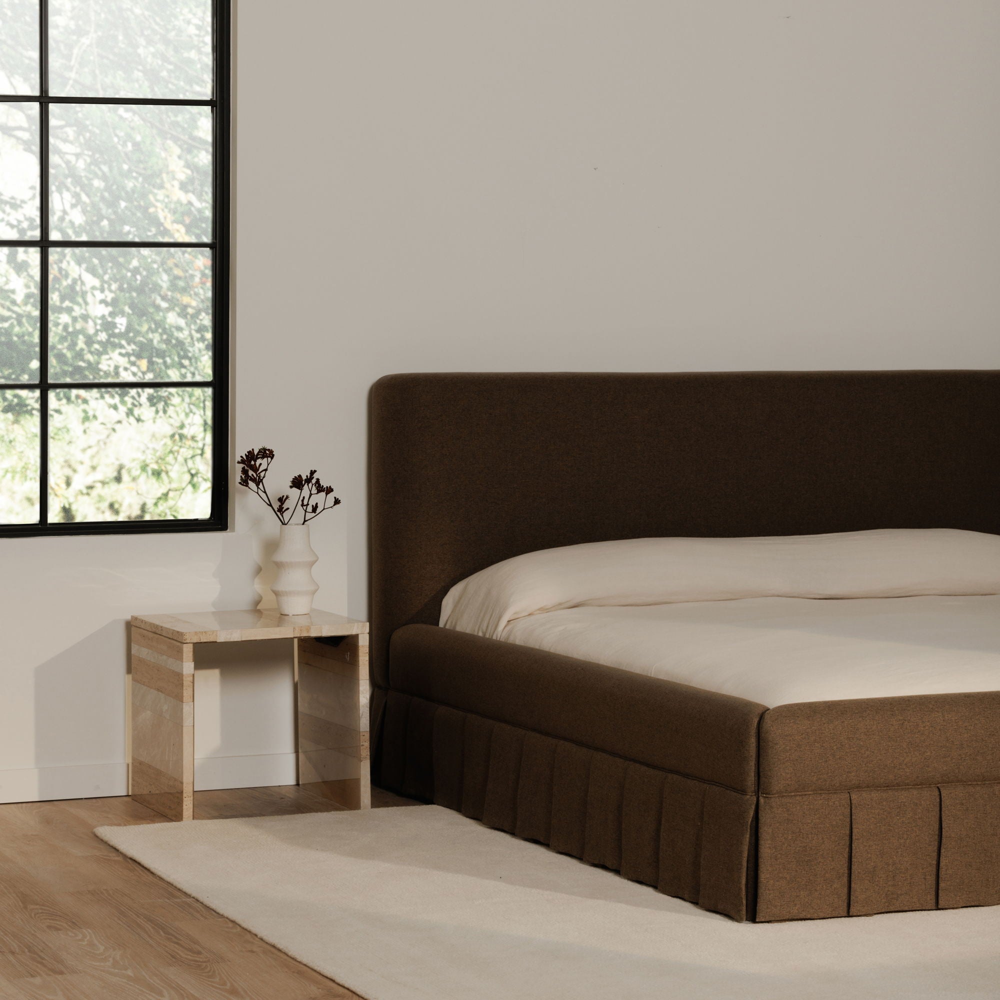 Maren - Queen Bed - Dark Brown