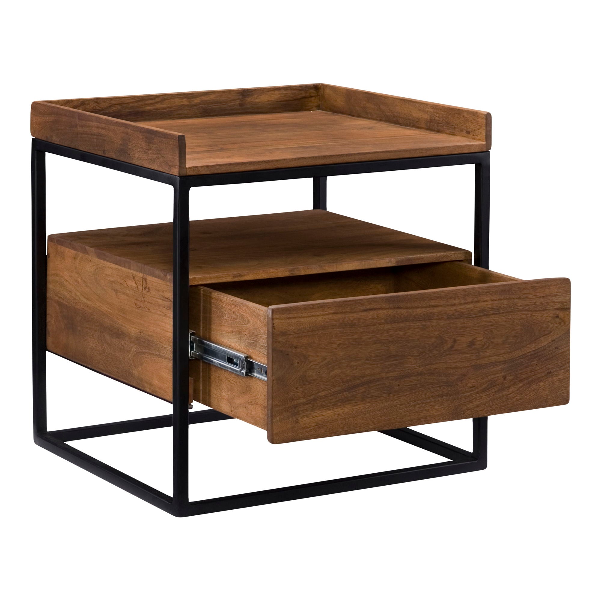 Vancouver - Side Table - Brown