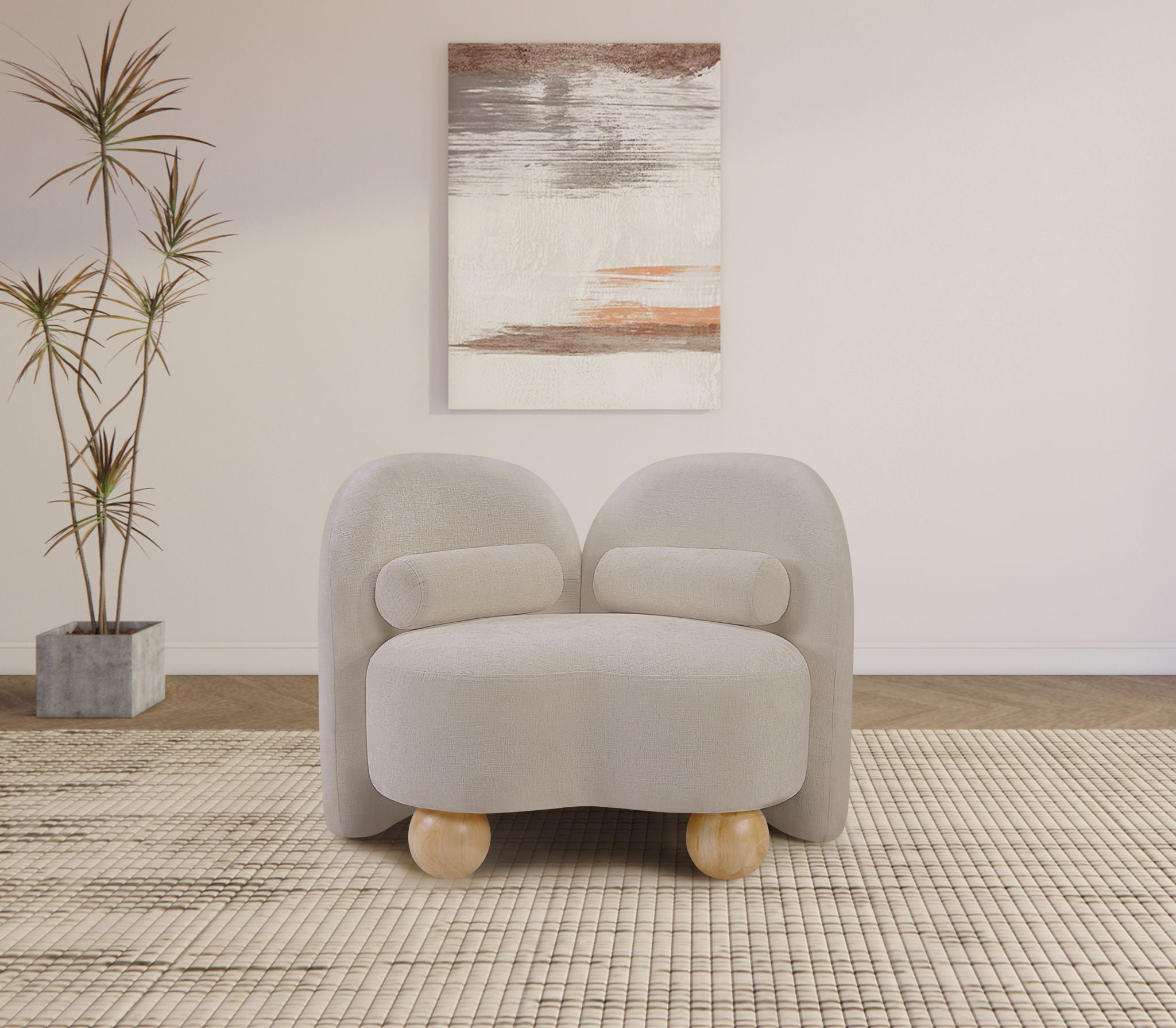 Daphne - Chenille Chair