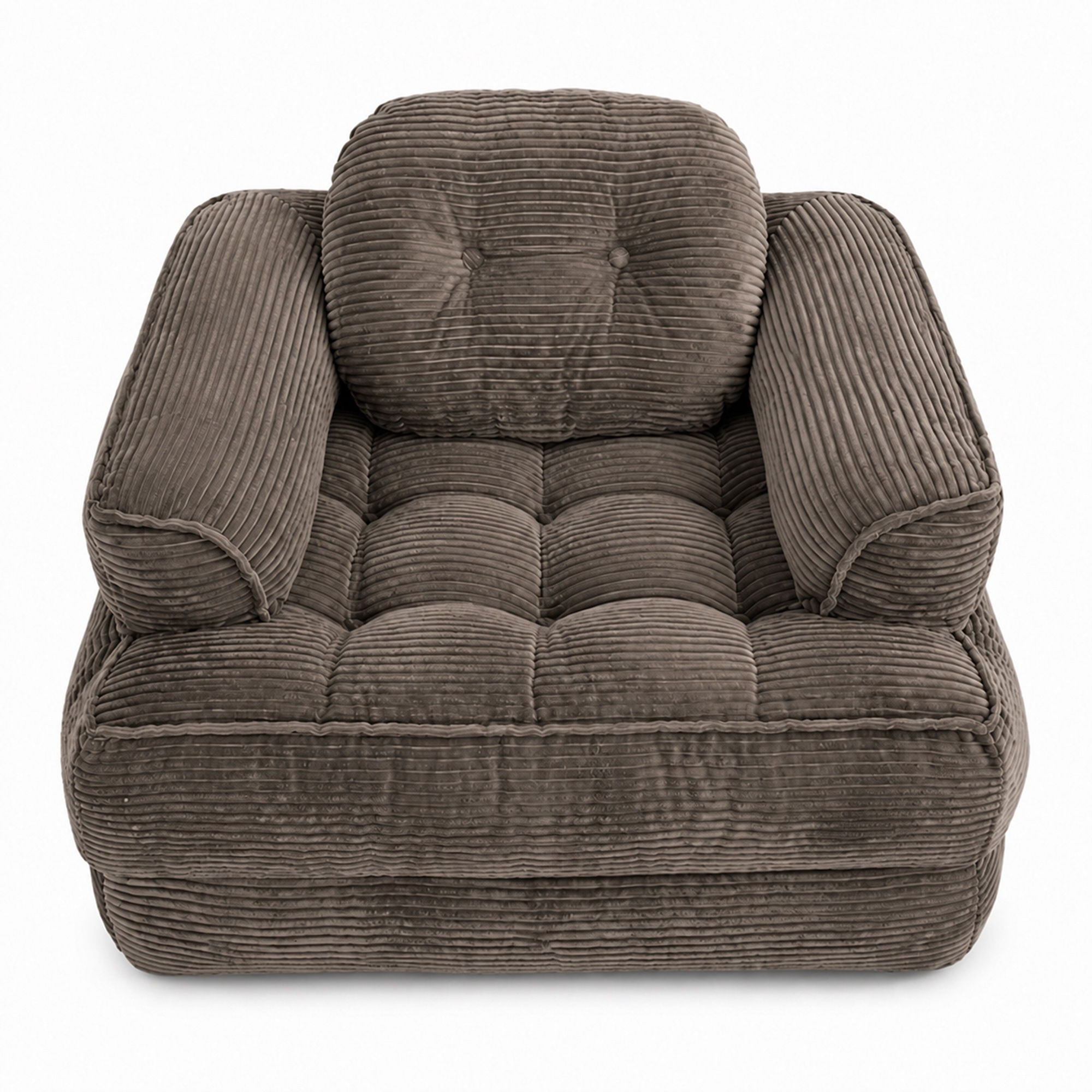 Convertible 2 In 1 Armrest Sofa For Bedroom
