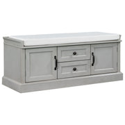 Hearth & Haven Daisy - Storage Bench With 2 Drawers And 2 Cabinets