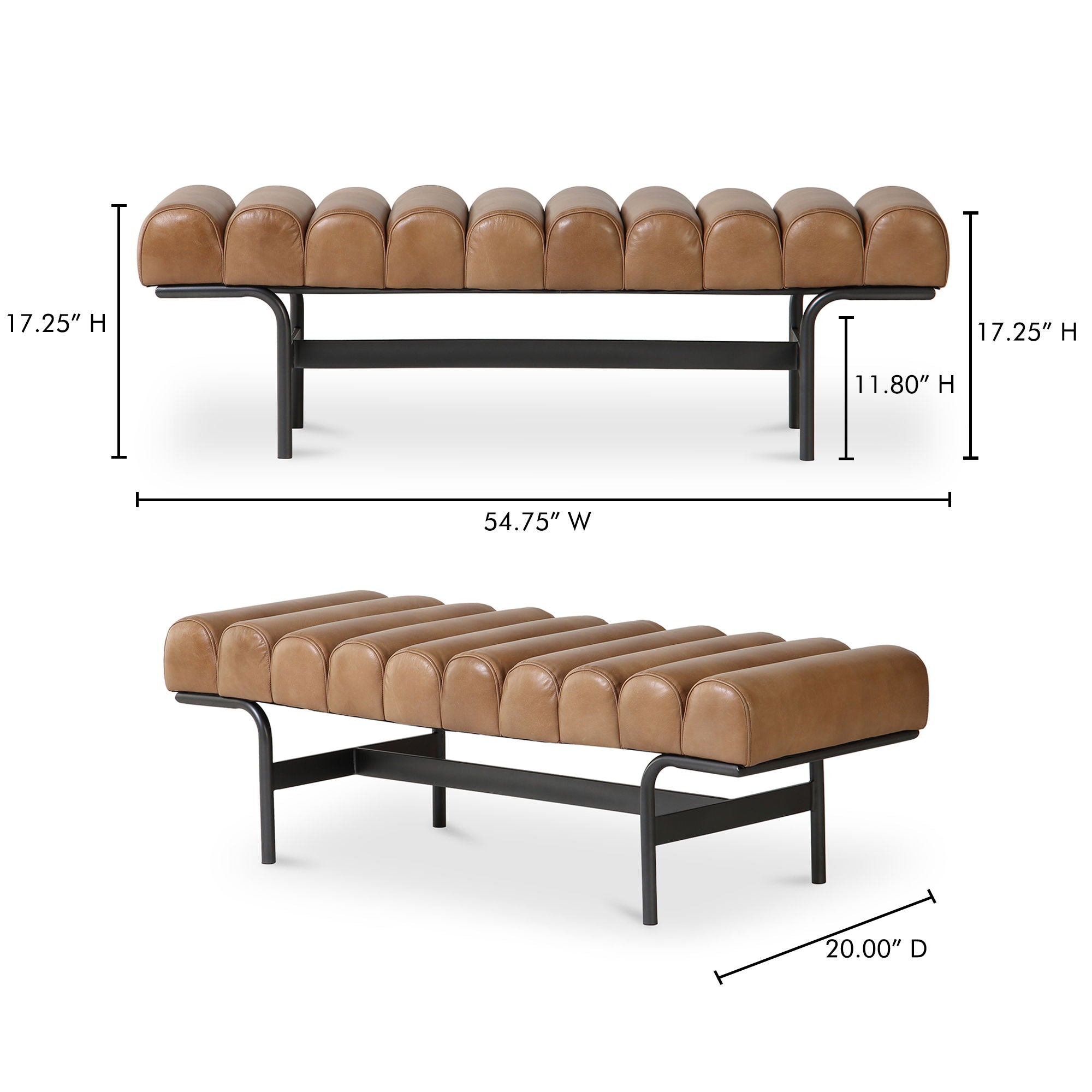 Harrison - Bench - Tan