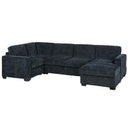 Sectional With RAF Chaise, Armless Loveseat & LAF 1 Arm Chair