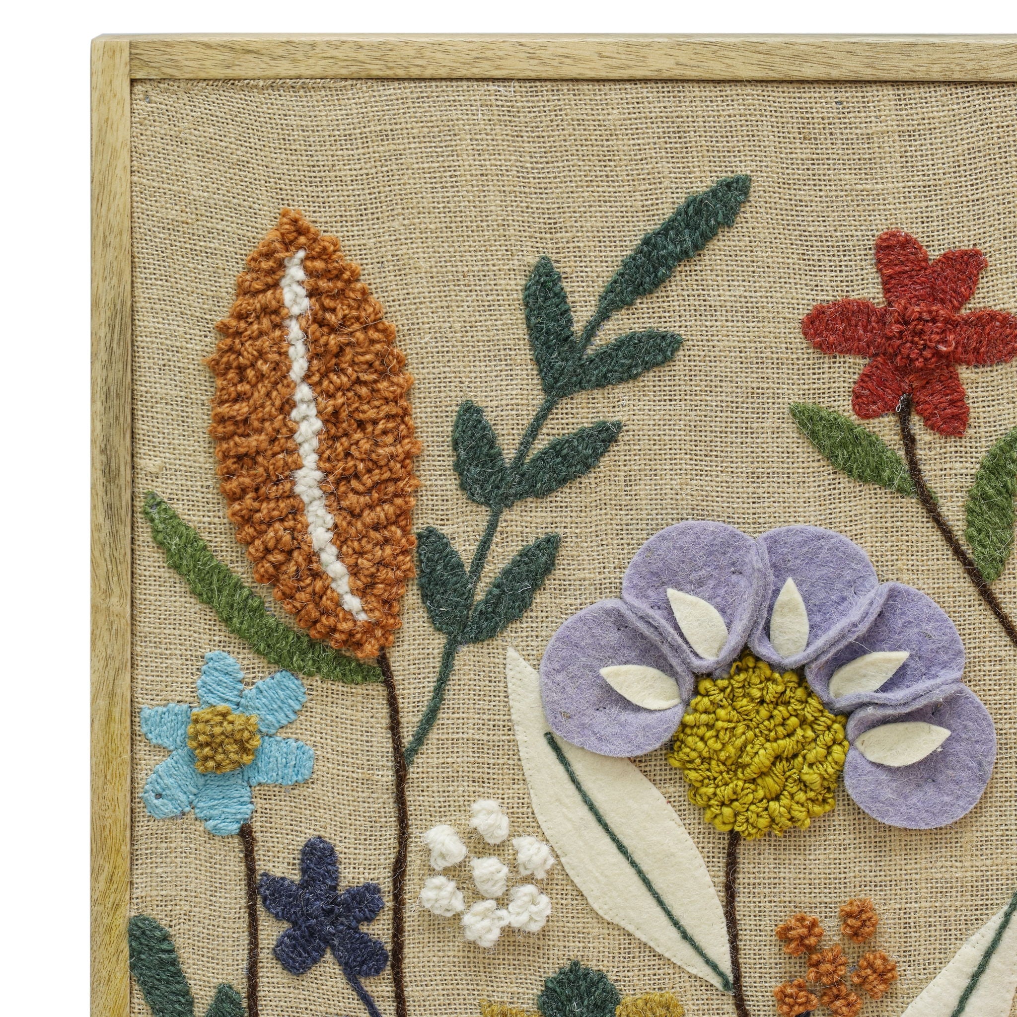 Muro - "Sprout" Embroidered Wall Art