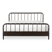 Vivian - Queen Bed - Dark Brown