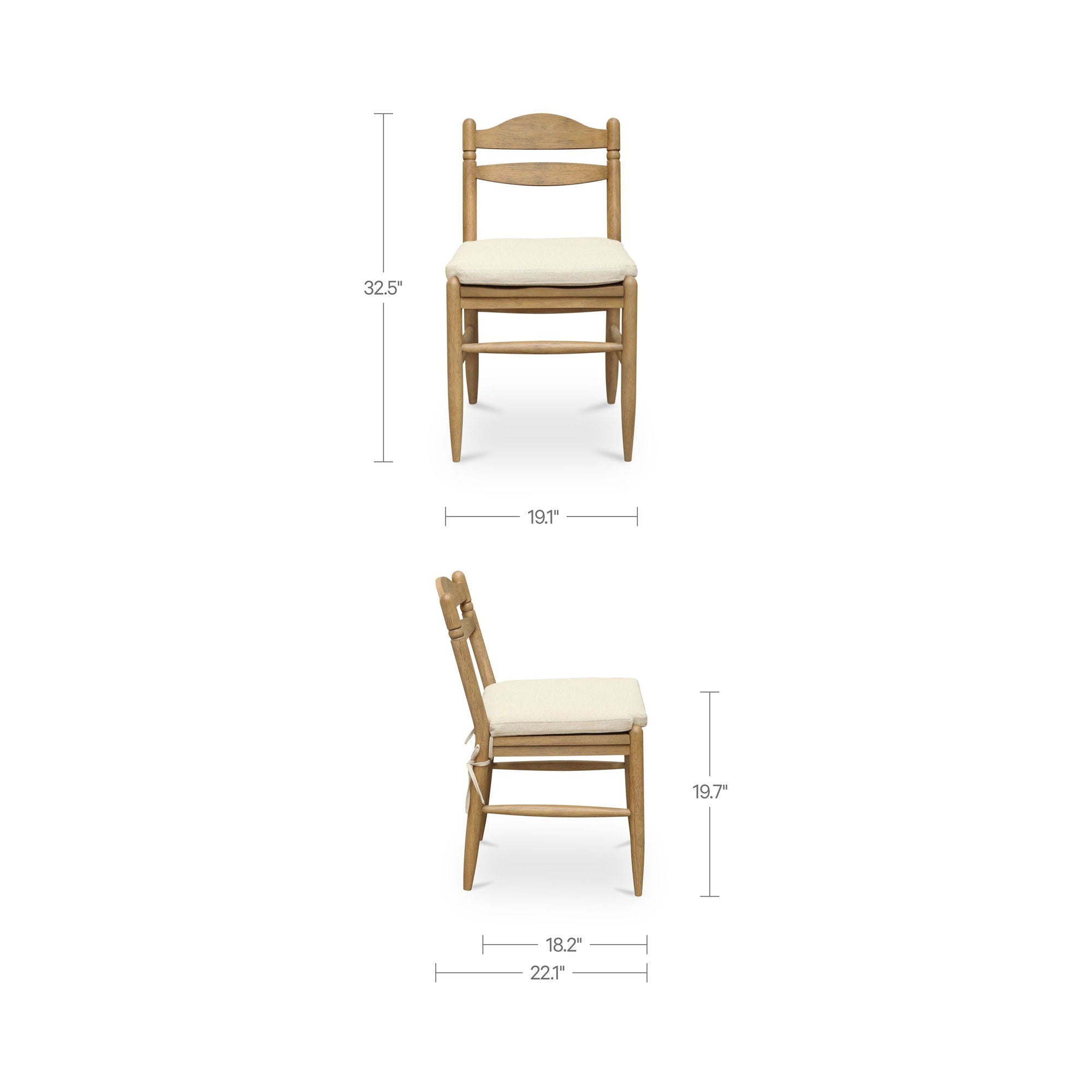 Tate - Dining Chair (Set of 2) - Beige