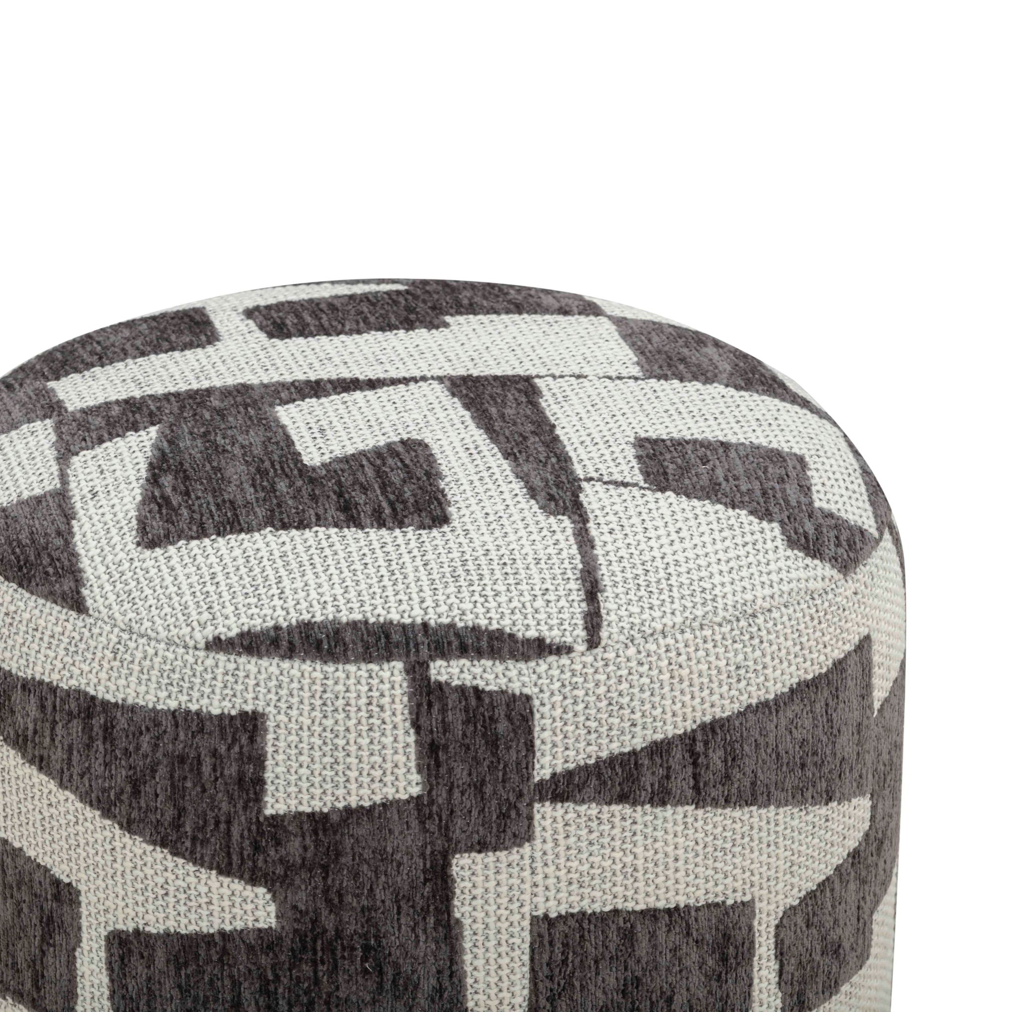 Bisou - Jacquard Ottoman
