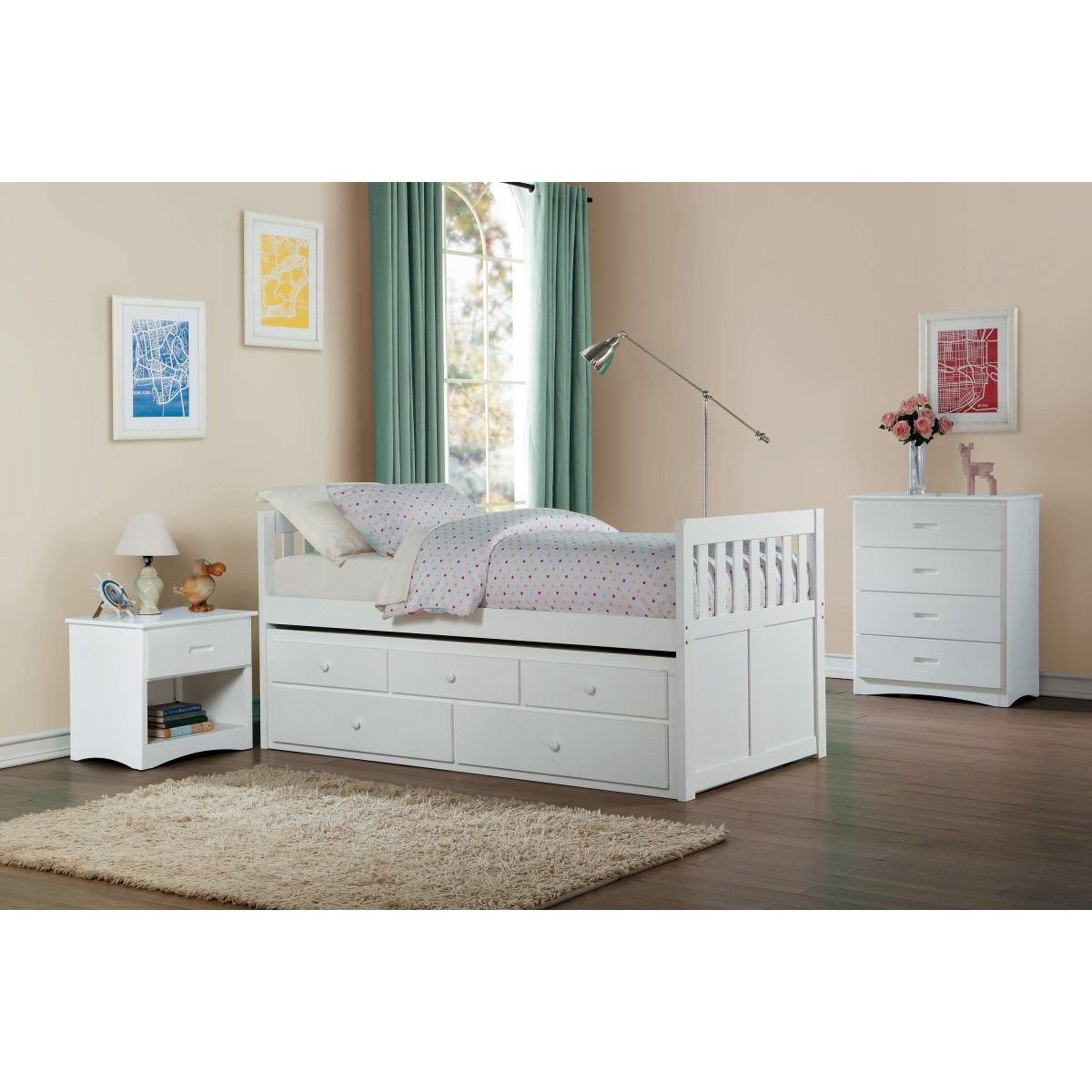 Galen - Nightstand - White