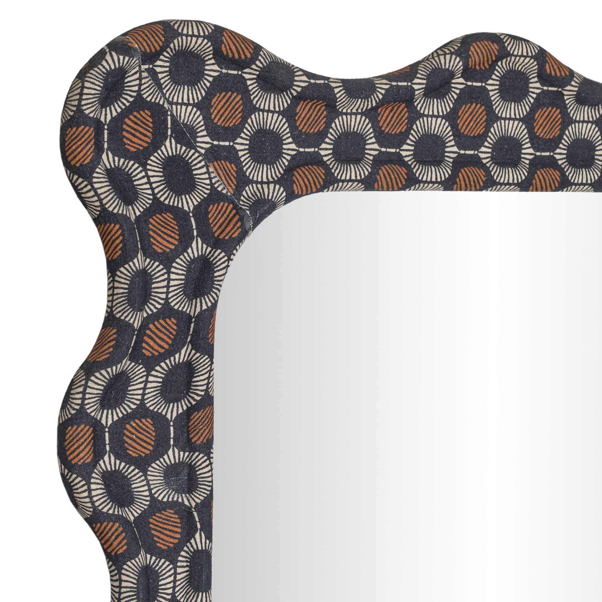 Charlene - 39" x 75" Squiggle Wall Mirror - Biologic Print