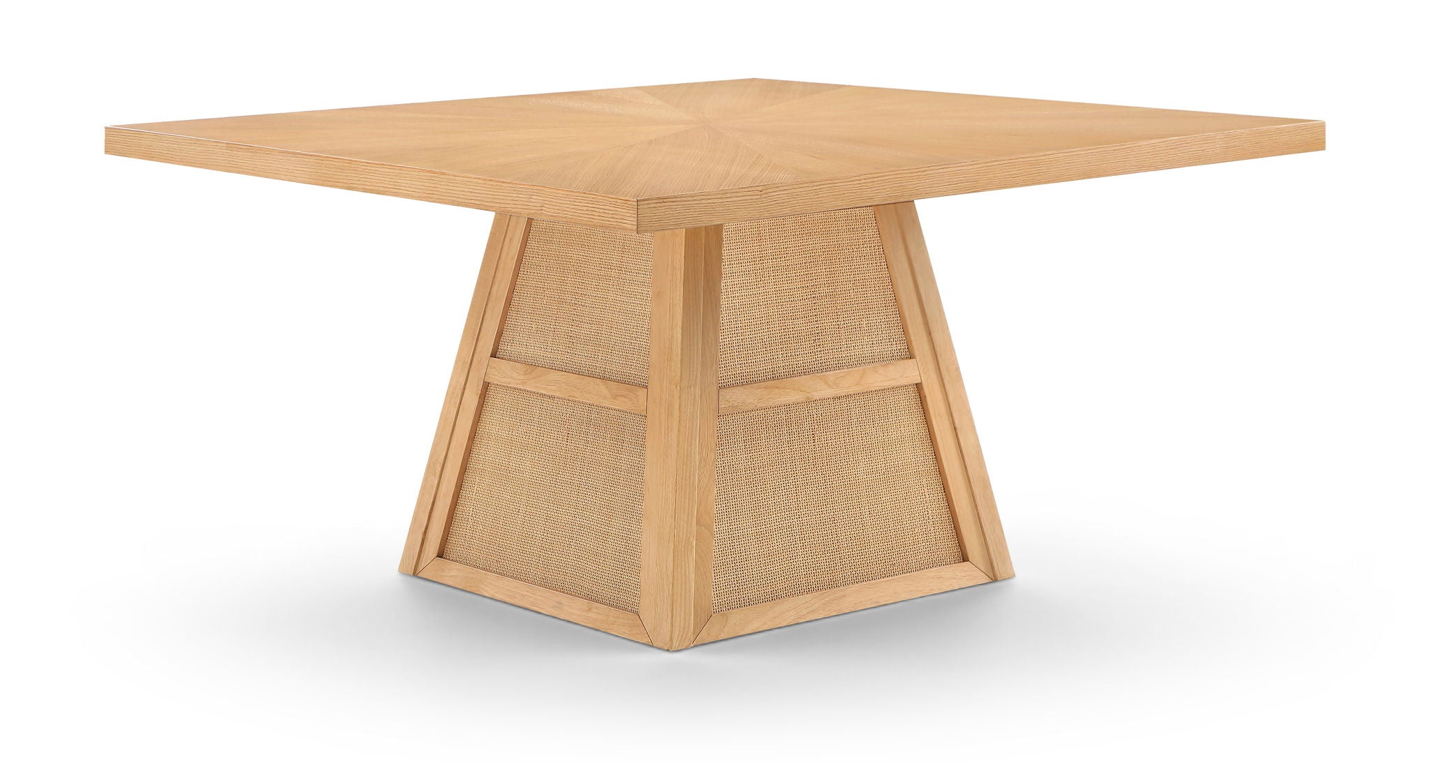Fenwick - Cane Oak Veneer And Solid Wood Dining Table