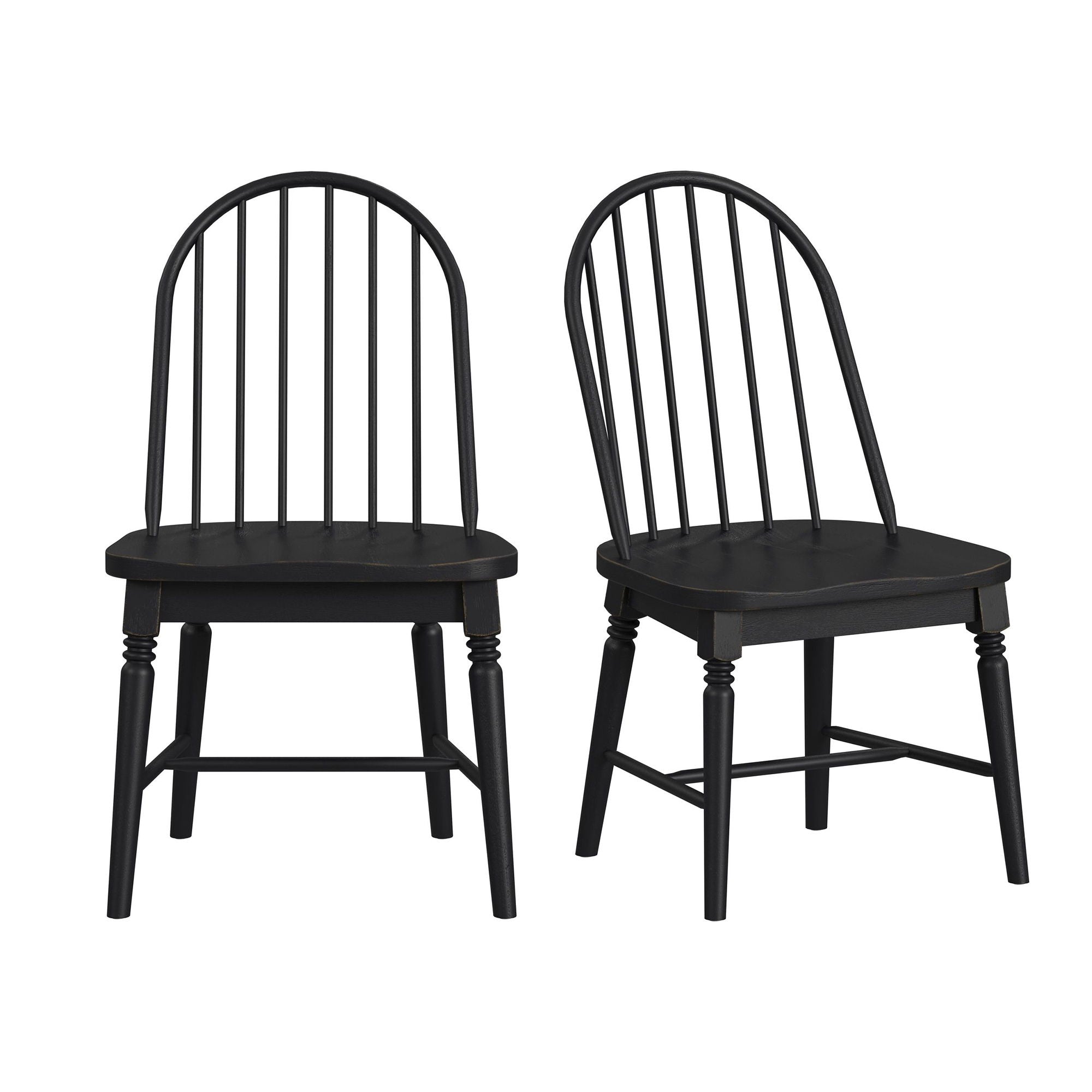 Heritage & Home - Windsor Side Chair (Set of 2) - Black