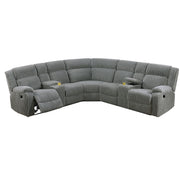 Power Motion Sectional LAF / RAF Loveseat With Console Cup Holders