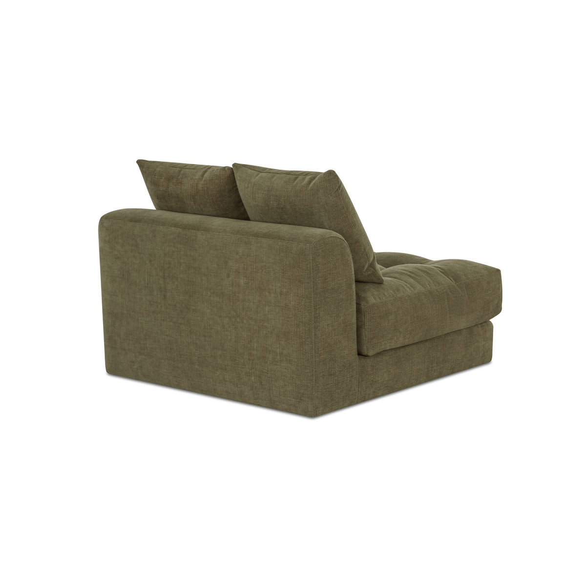Davie - Slipper Chair - Olive Green