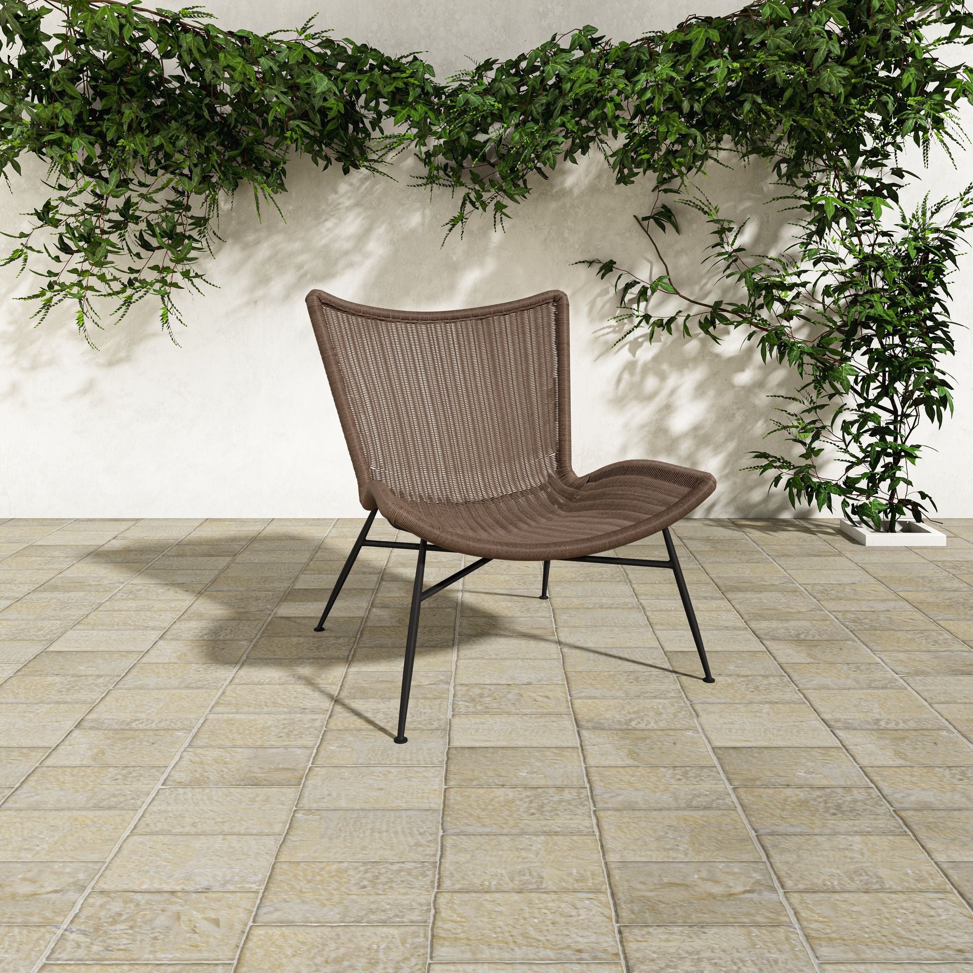 Paige - Accent Chair - Dark Brown