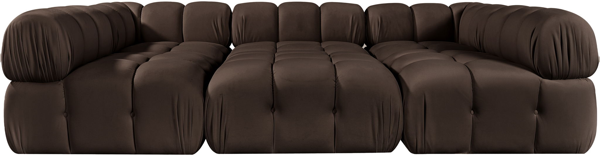 Orin - Velvet 6 Piece Modular Sectional