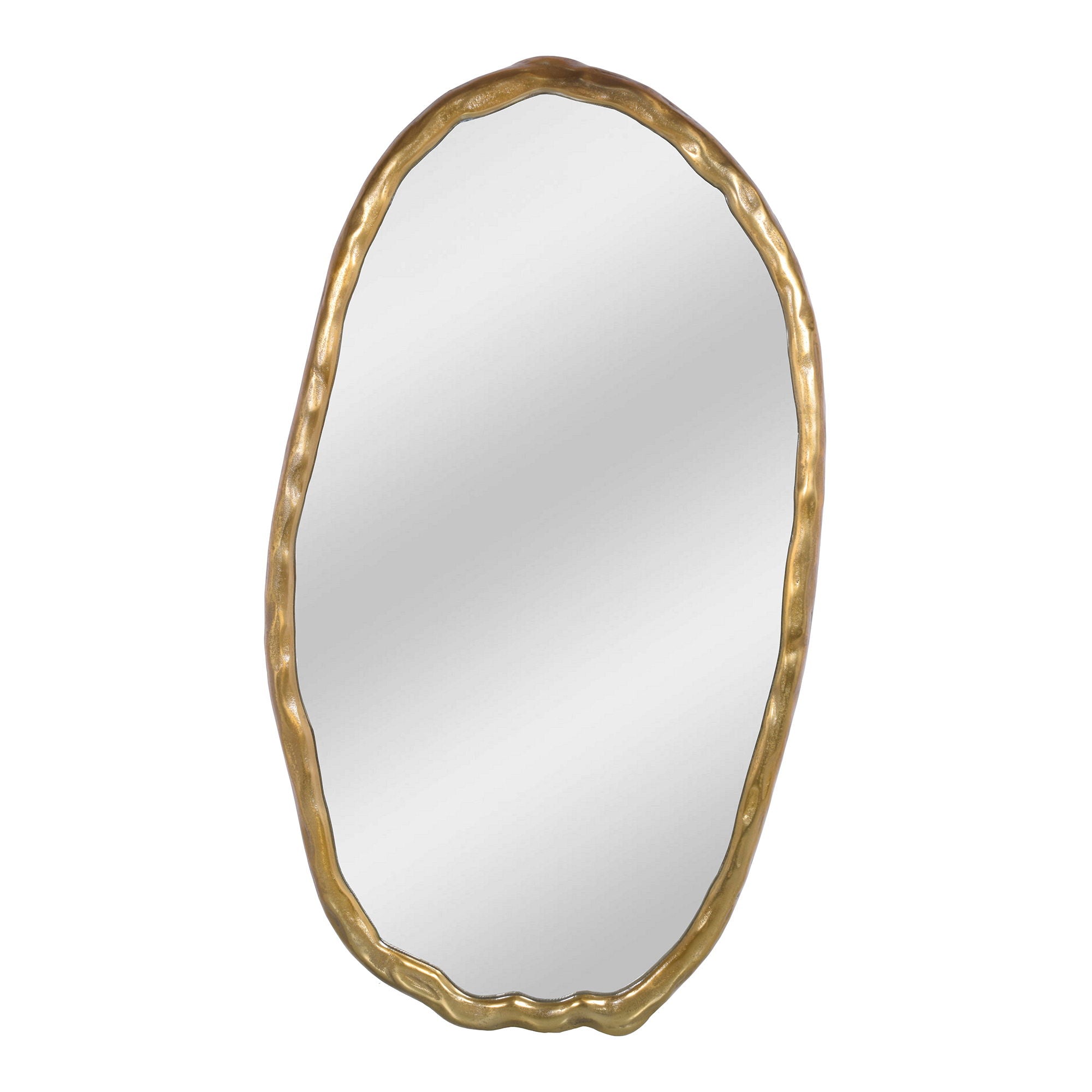 Foundry - Oval Mirror - Gold