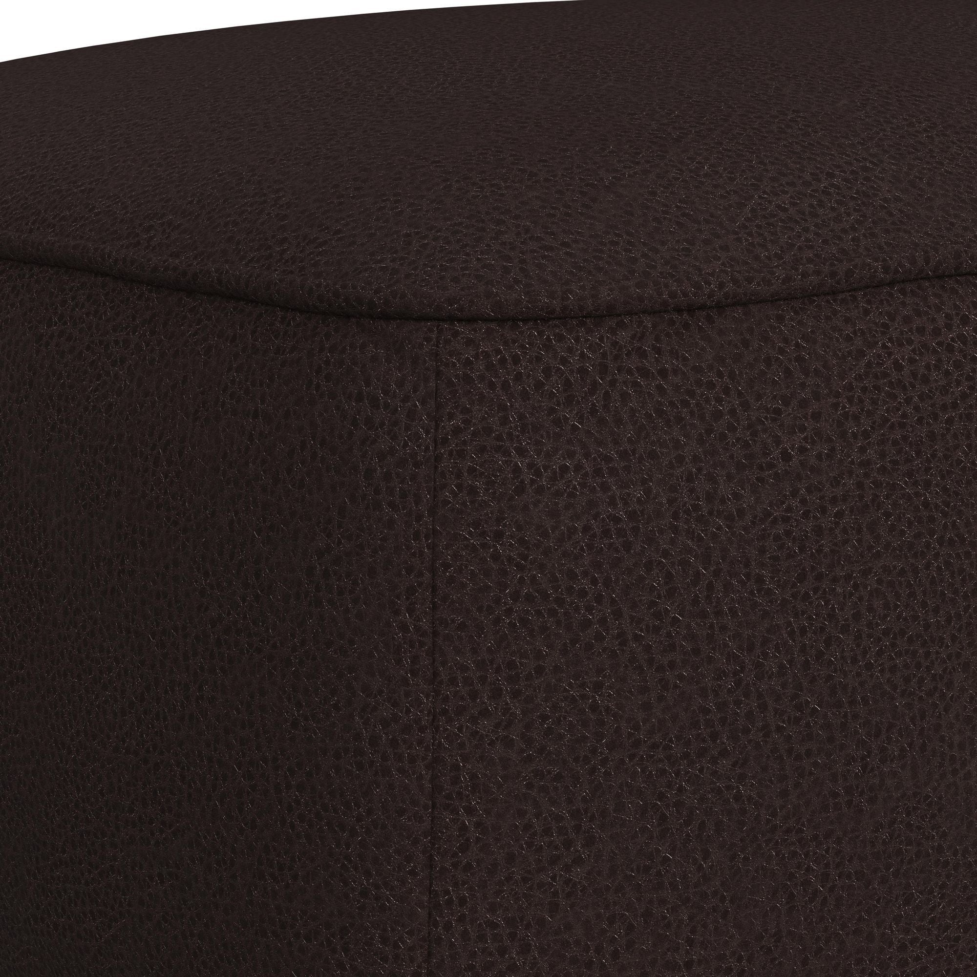 Destiny - Ottoman With Wood Base