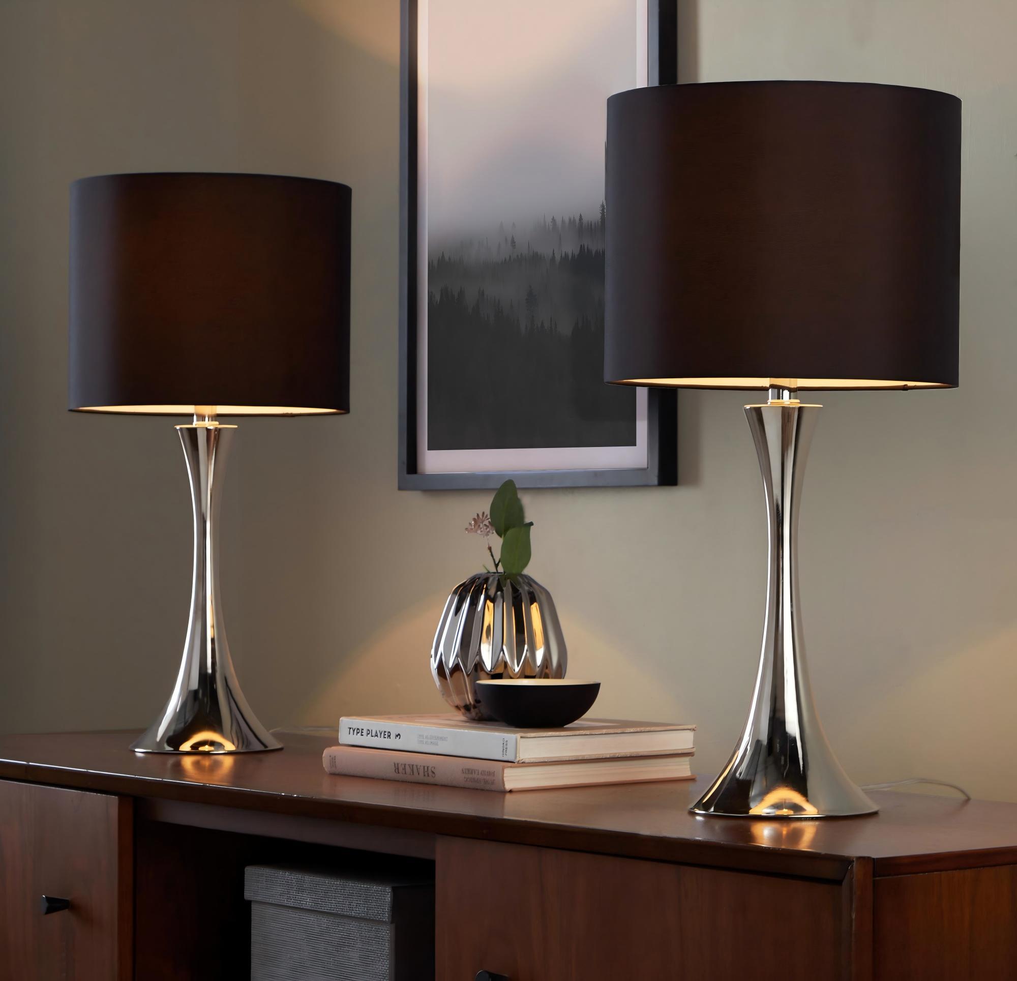 Lenuxe - Contemporary Modern Design Table Lamp (Set of 2)
