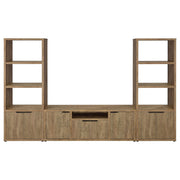 Noriega - 3 Piece TV Entertainment Center, Open & Concealed Storage - Wood