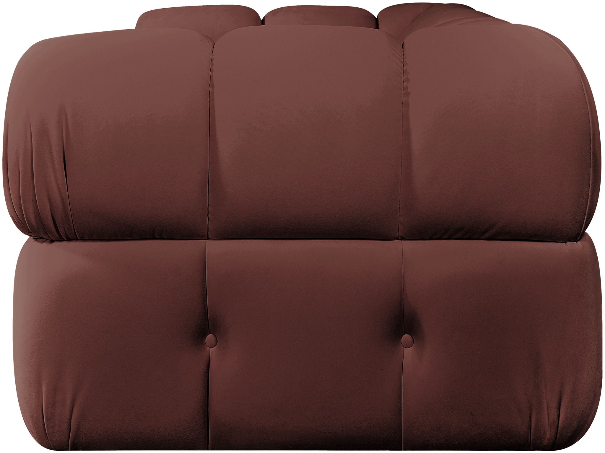 Orin - Velvet Performance Fabric Upholstered 2 Piece Modular Sofa (2 Corner Chairs)