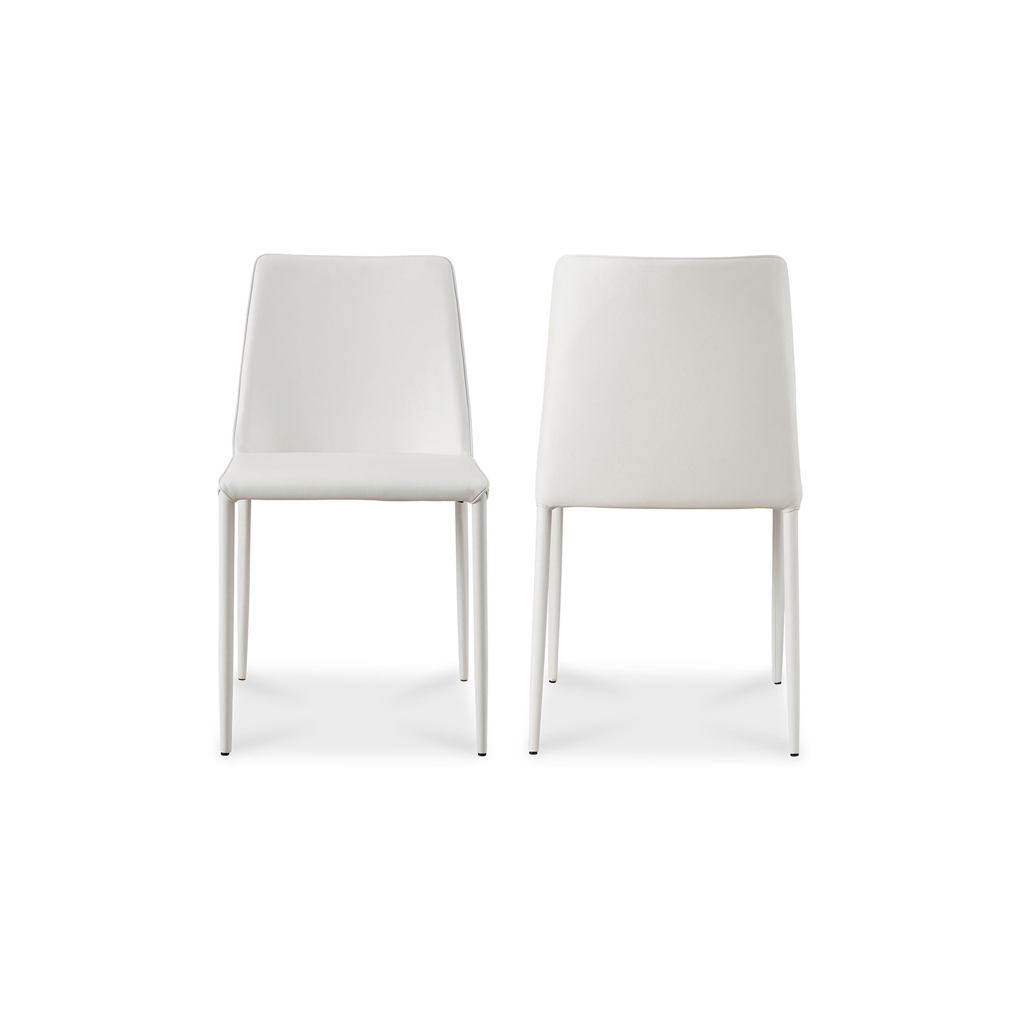 Nora - Vegan Leather Dining Chair (Set of 2) - White