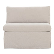 Fable - Slipcover Dining Chair And Half - Beige