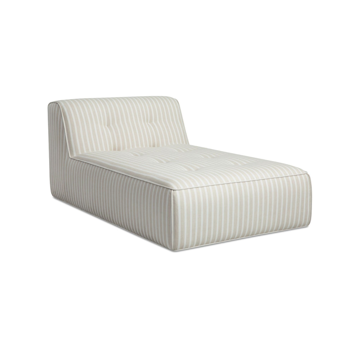 Sunseeker - Outdoor Chaise Stripe - Brown