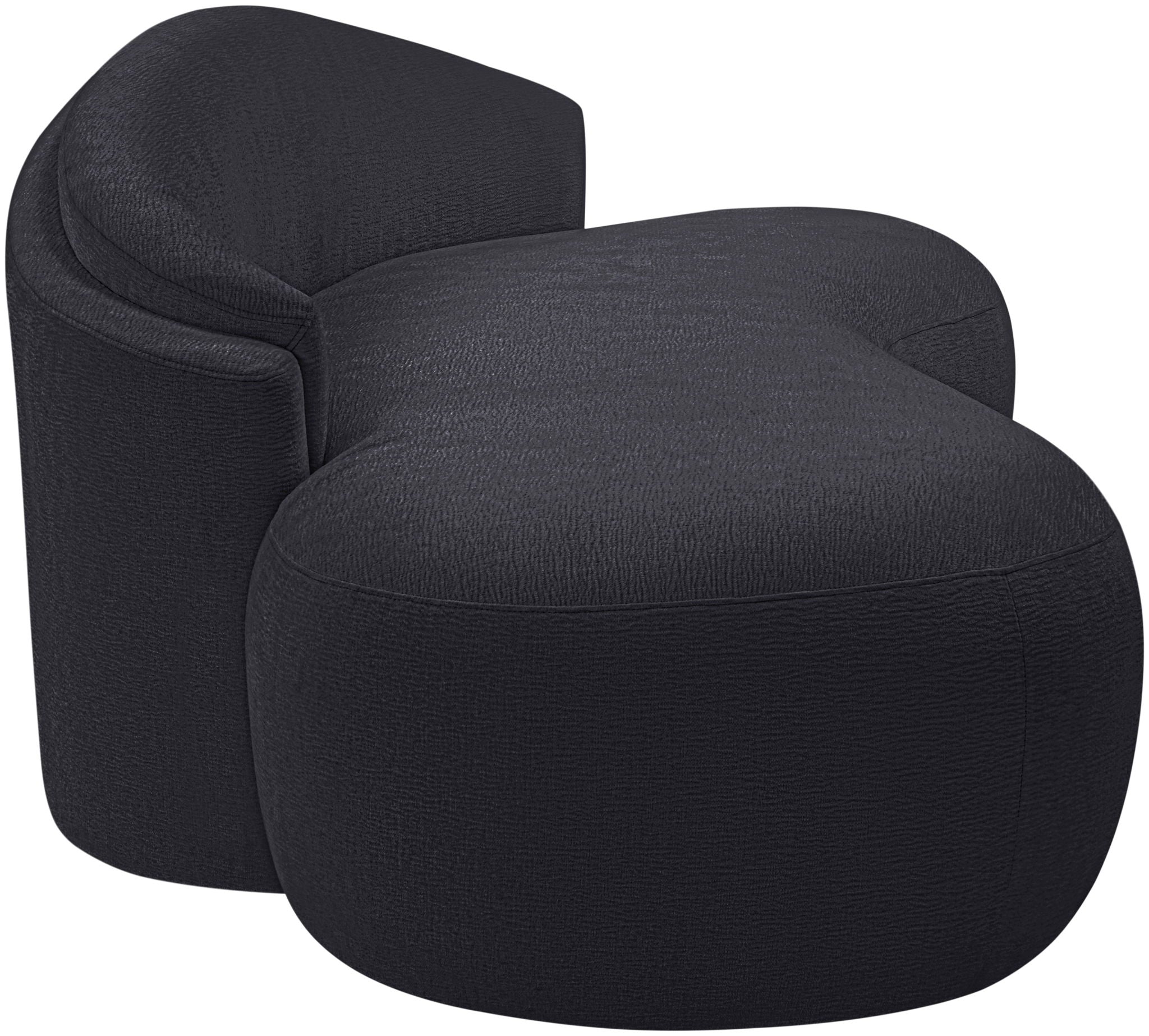 Caspian - Chenille Fabric Upholstered Loveseat