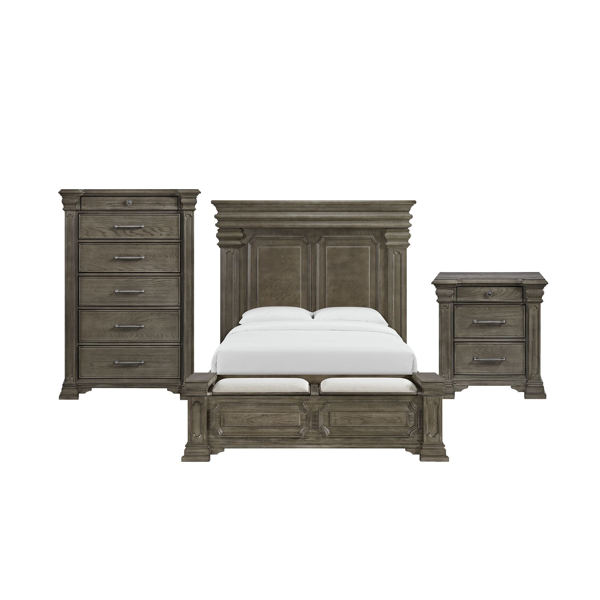 Kings Court - Storage Bedroom Set