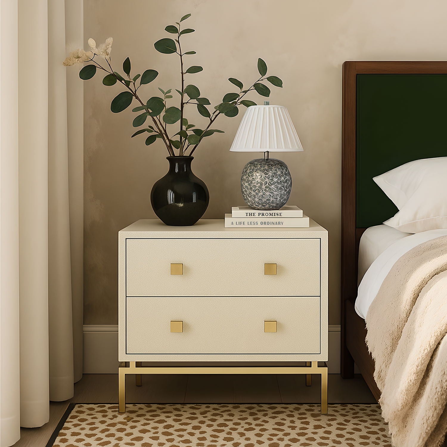 Pesce - 2 Drawer Nightstand