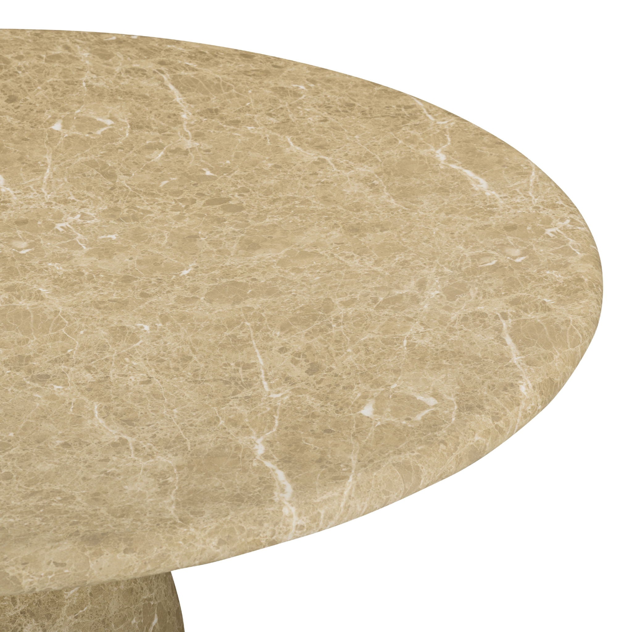 Cynthia - Indoor / Outdoor Dining Table - Light Emperador Marble