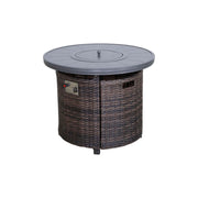 Propane Outdoor Fire Pit Table - Espresso