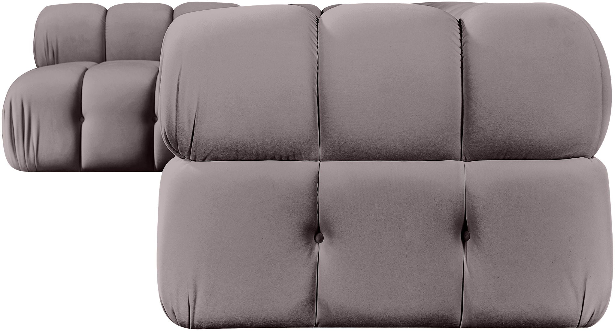 Orin - Velvet 5 Piece Modular Sectional