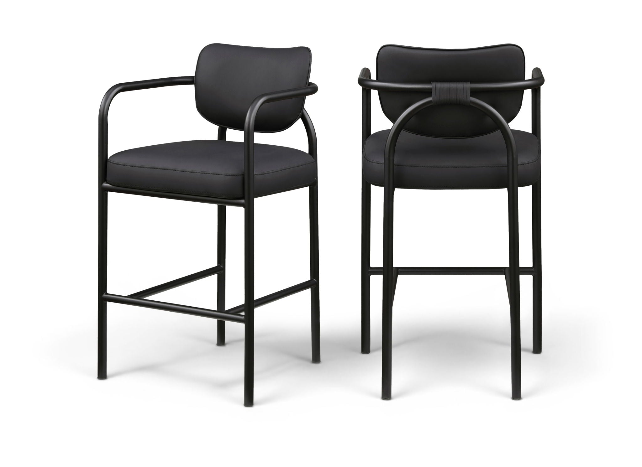 Serava - Vegan Leather Upholstered Bar Stool