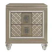 Loudon - Nightstand - Gold / Silver / Champagne