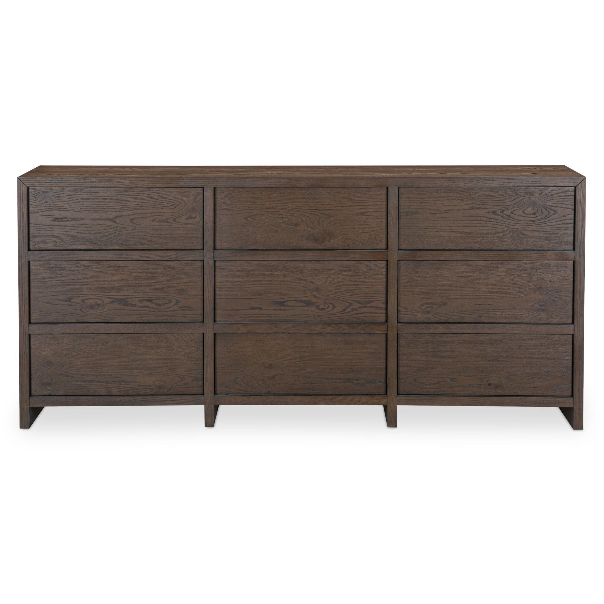 Jenson - 9 Drawer Dresser - Brown