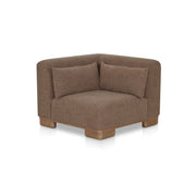 June - Corner Chair - Dark Brown