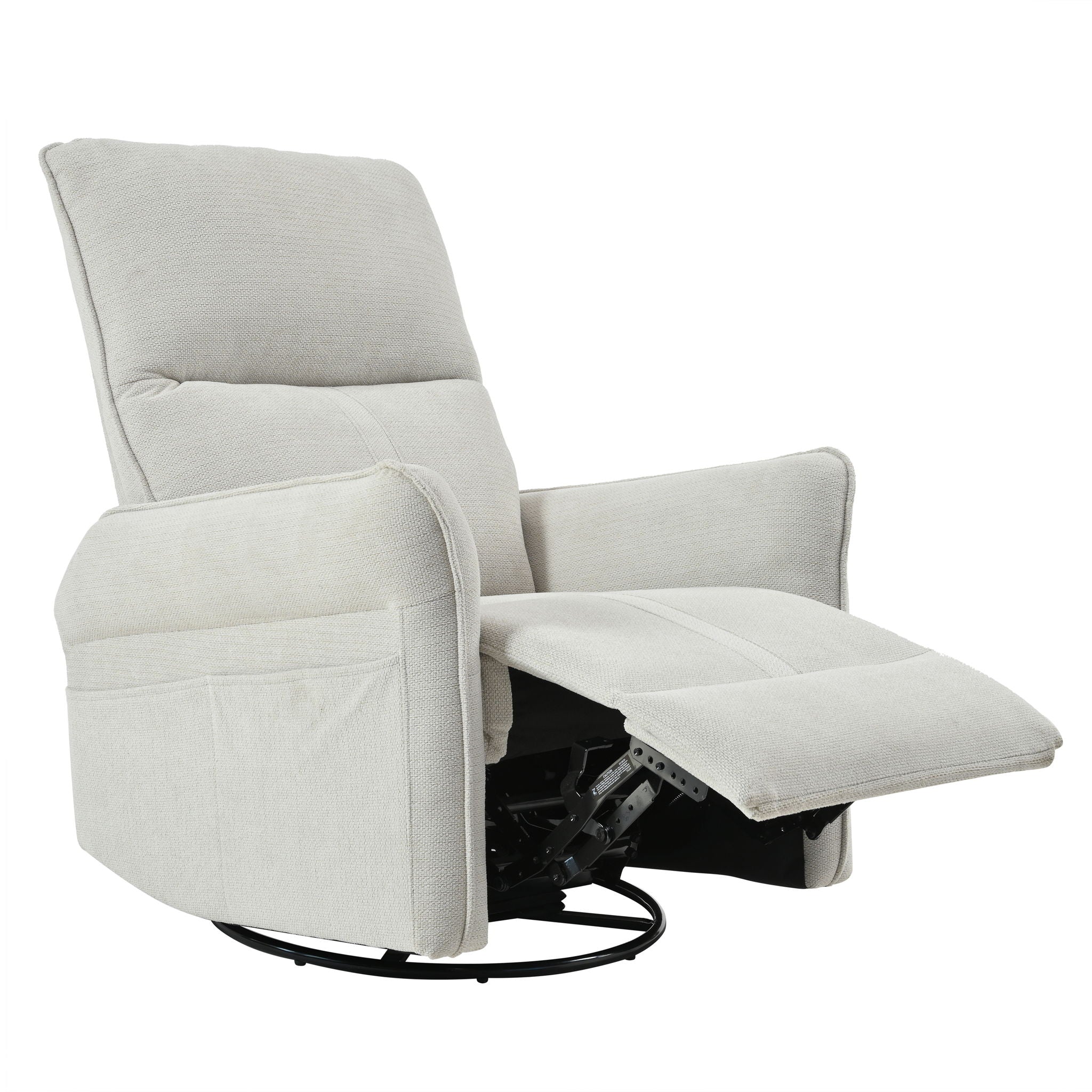 270° Power Swivel Rocker Glider Recliner Chair With USB Ports