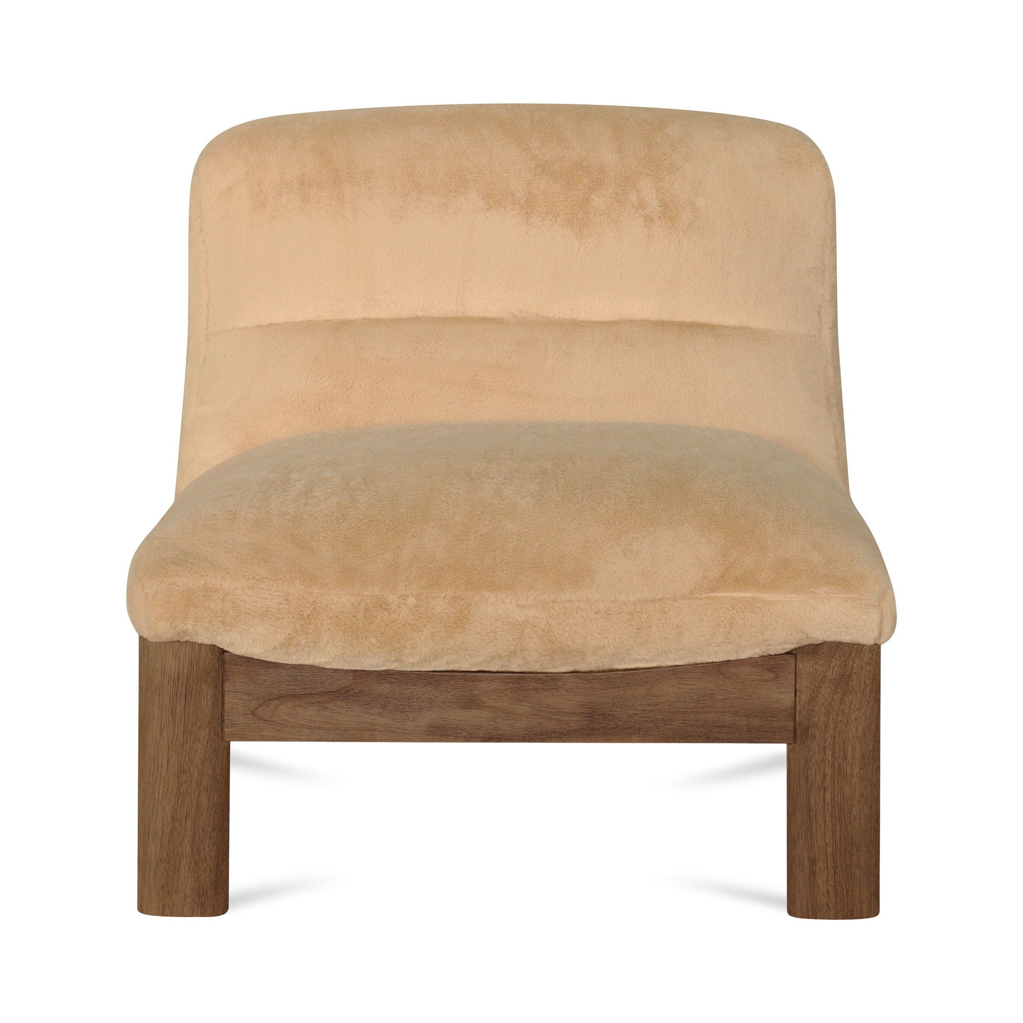 Pierce - Accent Chair Faux Fur - Brown