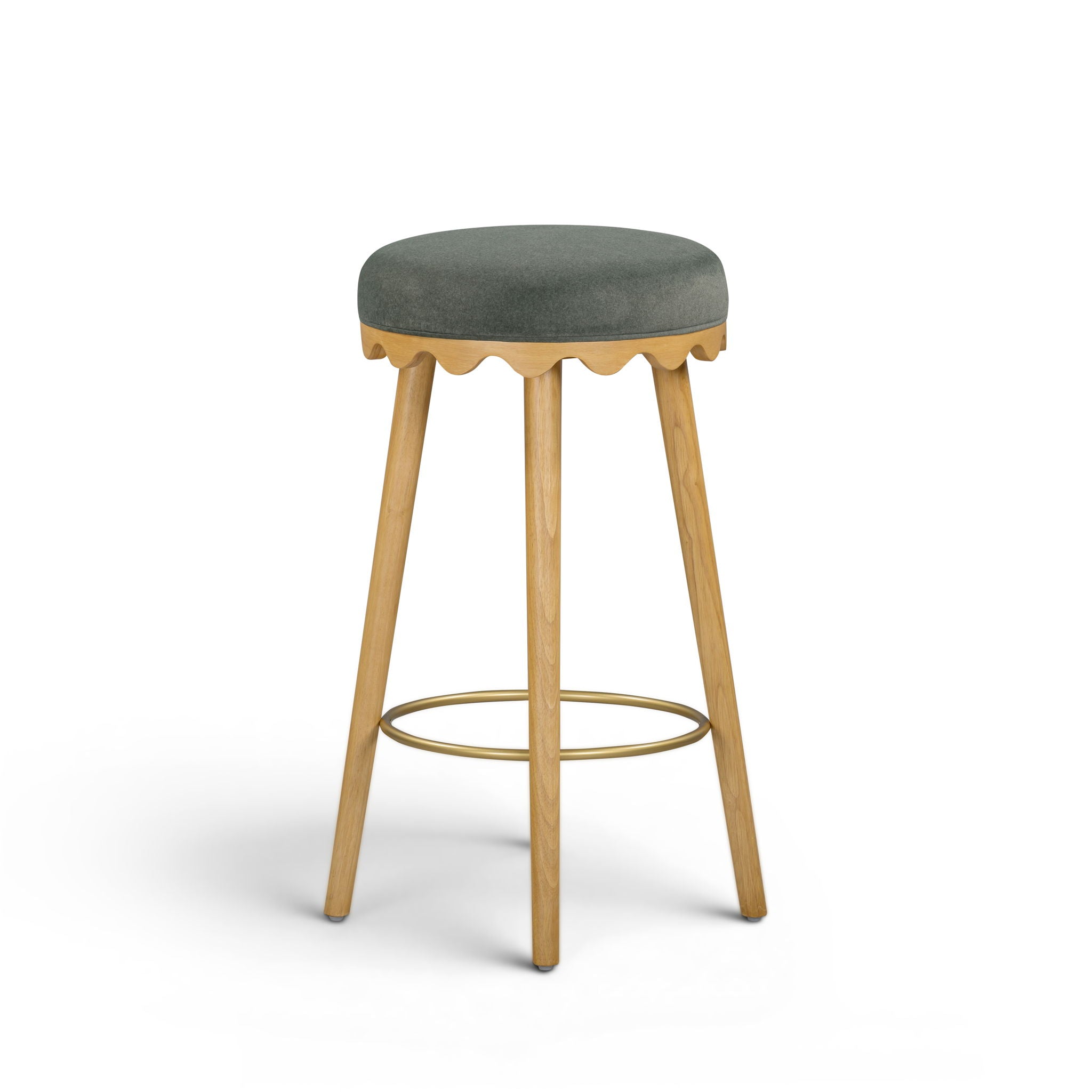Oodle - Performance Vegan Mohair Stool