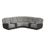 Hornet - 3 Piece Motion Sectional Set With Console And 2 Recliners