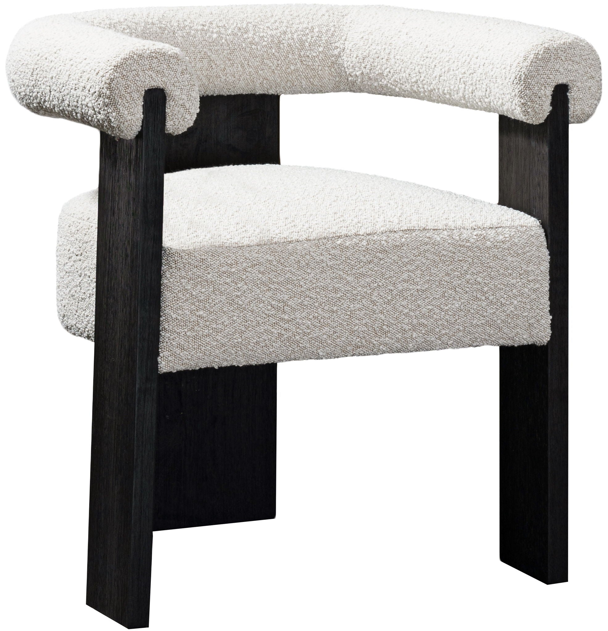 Barrel - Dining Chair - Black Legs