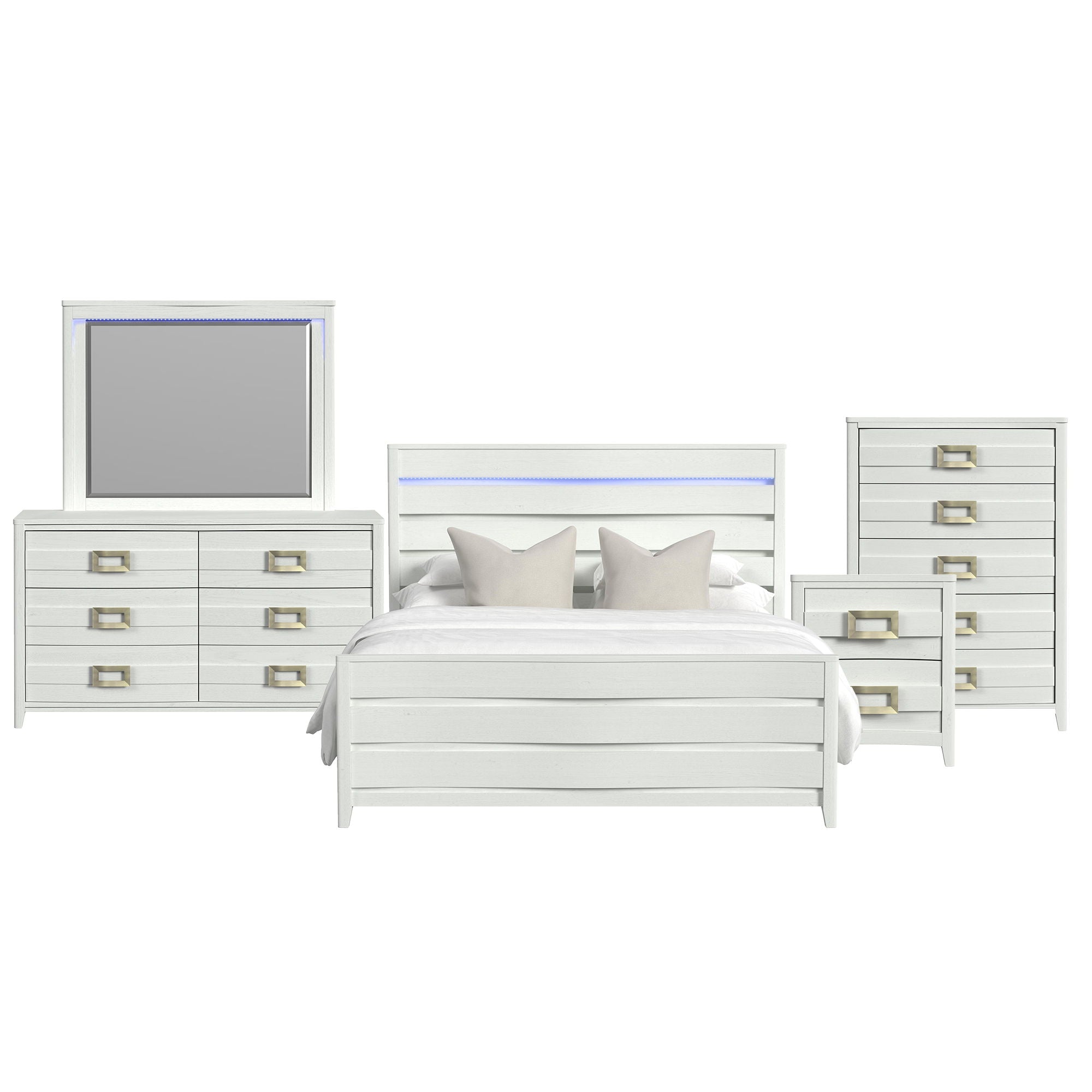 Tobias - Bedroom Set With LED