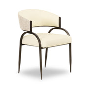Tatum - Vegan Leather 2-Tone Dining Chair