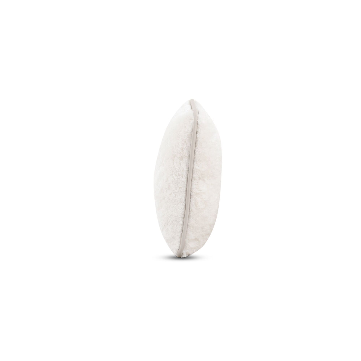 Carr - 20'' Cushion Faux Fur - Cream / White