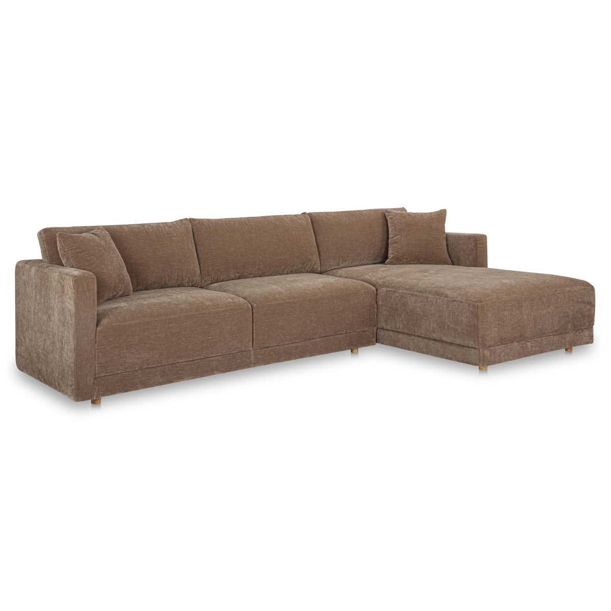 Bryn - Sectional Camel Right Stationary Sofa - Camel