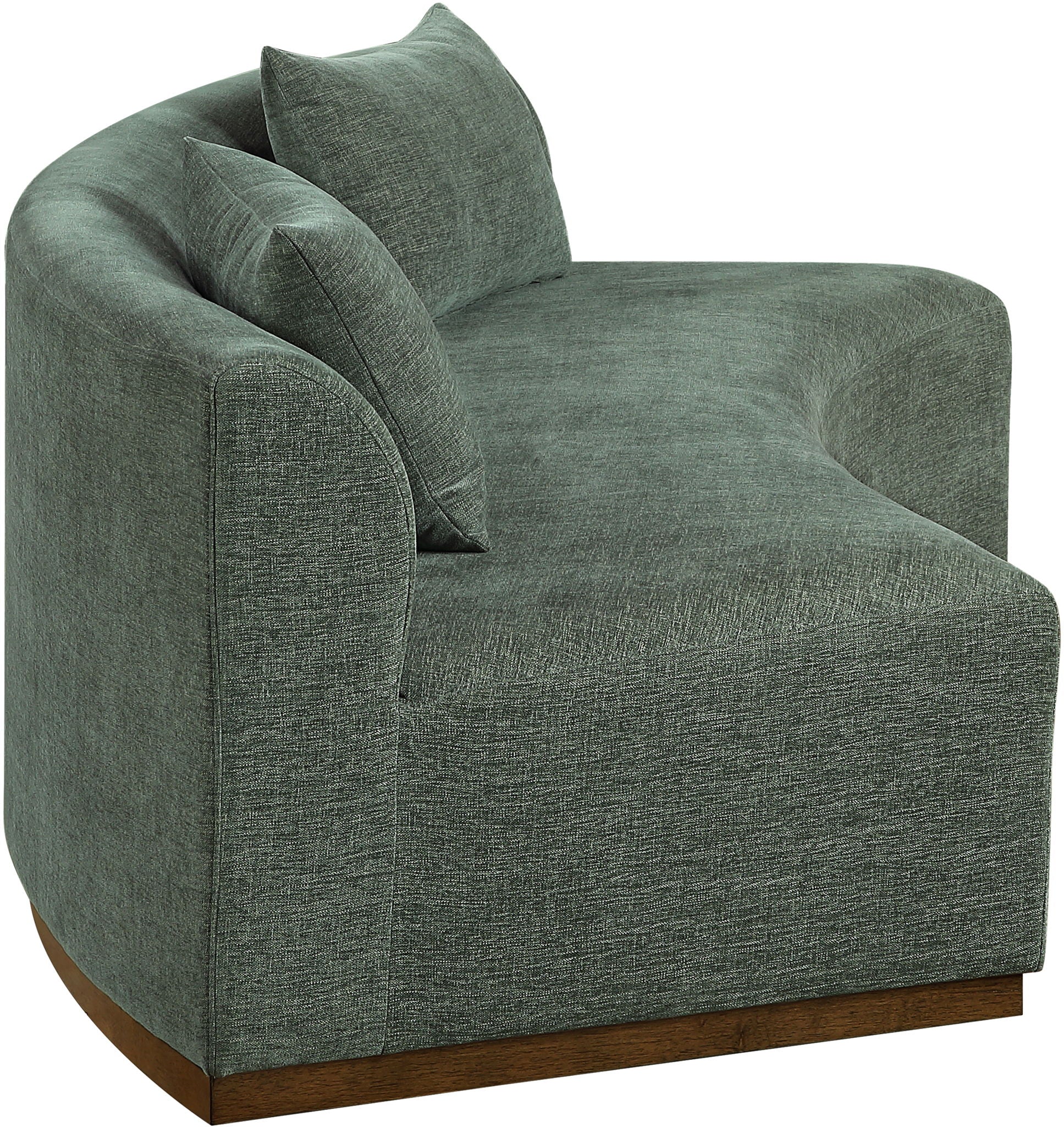 Avanti - 104" Chenille Fabric Upholstered Sofa