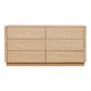 Round Off - Dresser - Beige / Oak