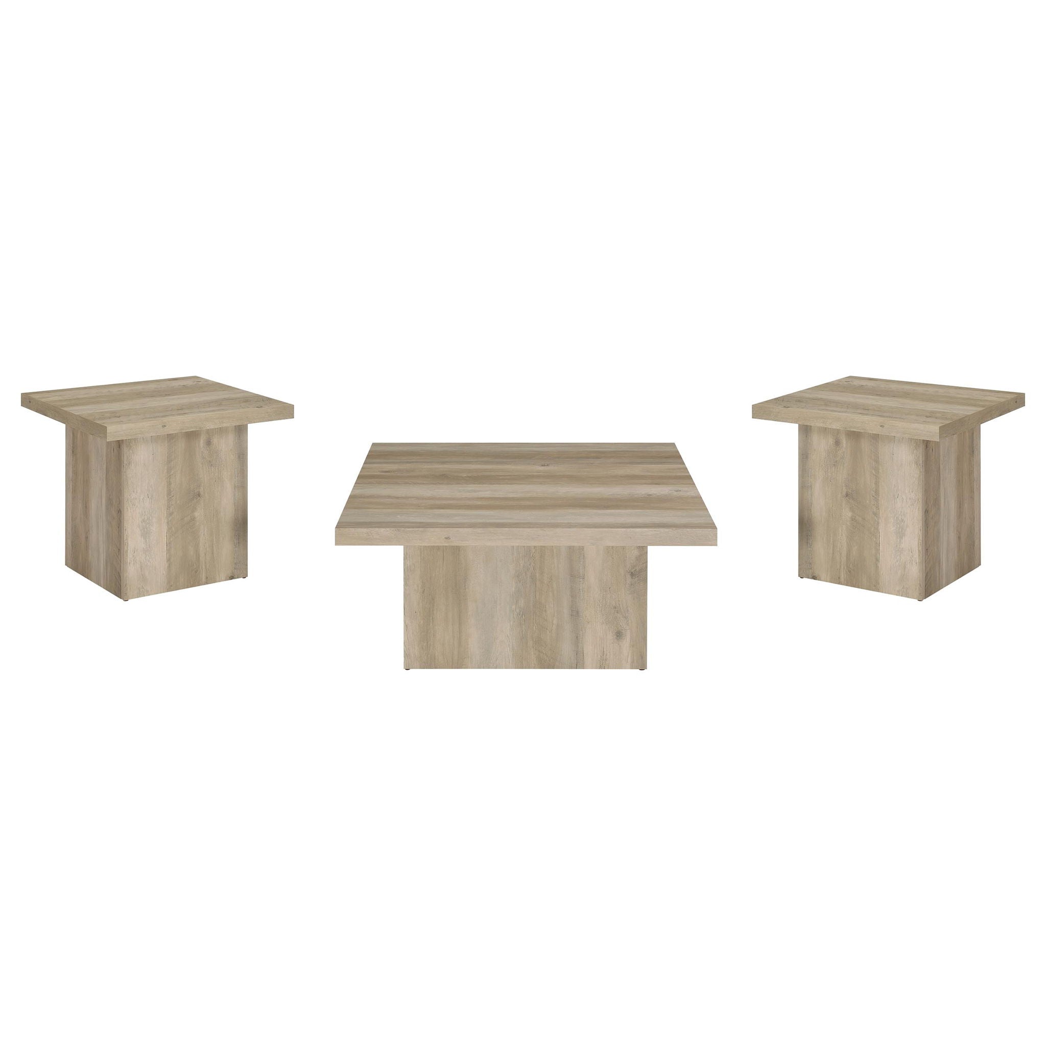 Eldridge - Coffee Table Set With Square Tops