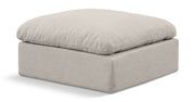 Indulge - Linen Ottoman